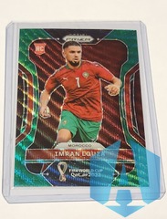 2022 Prizm World Cup Qatar Green Wave Prizm #239 Imran Louza RC MOROCCO